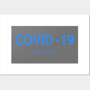 COVID-19 #StayHome Posters and Art